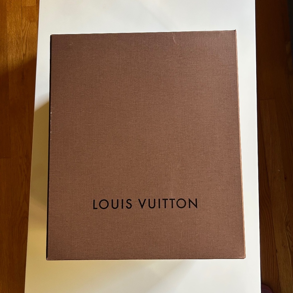 Authentic Louis Vuitton Large Gift Box & Dust Bag, Home Staging, Organizing
